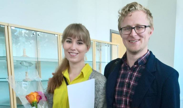 Veera Lamminpää ja Janne Vanhanen