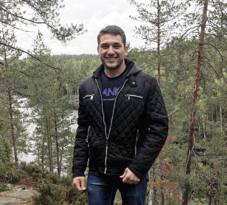 Student Ambassador Mark in forest