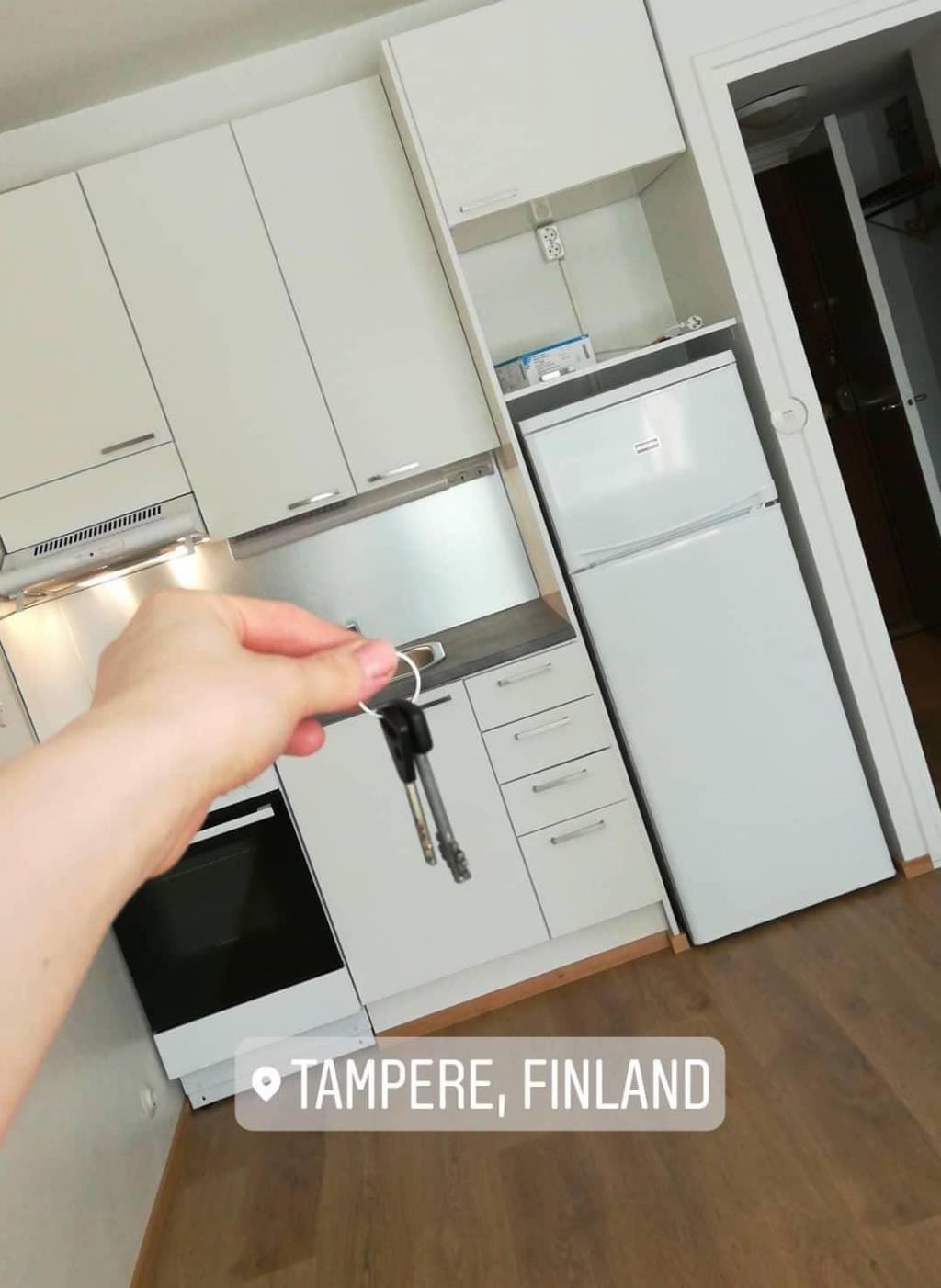 Kuva Sohvin asunnon avaimista