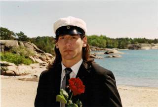 Rudi Rutasen valmistujaiskuva.