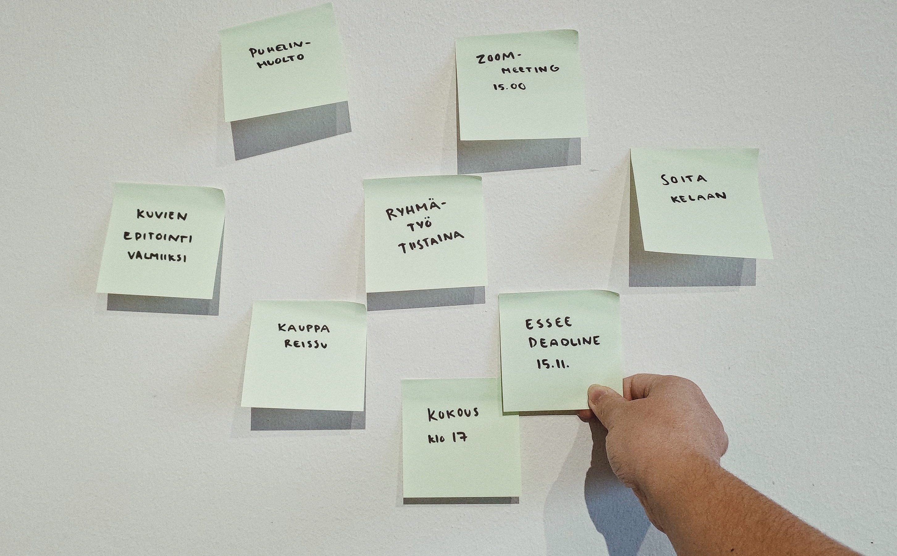 To do -muistilappuja.