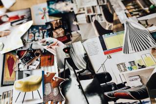 Lehtileikkeitä sisustuselementeistä