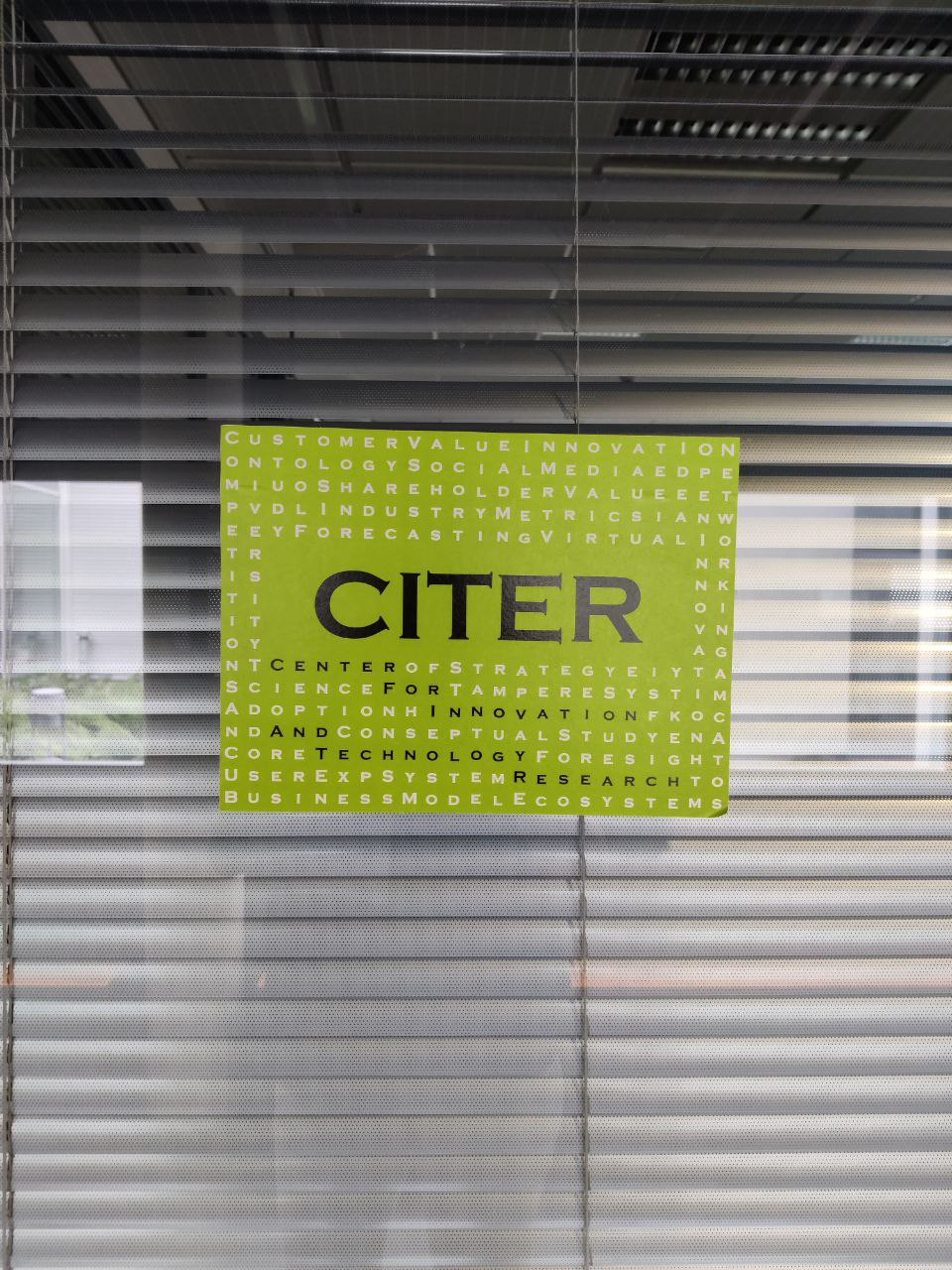 Kyltissä teksti CITER.