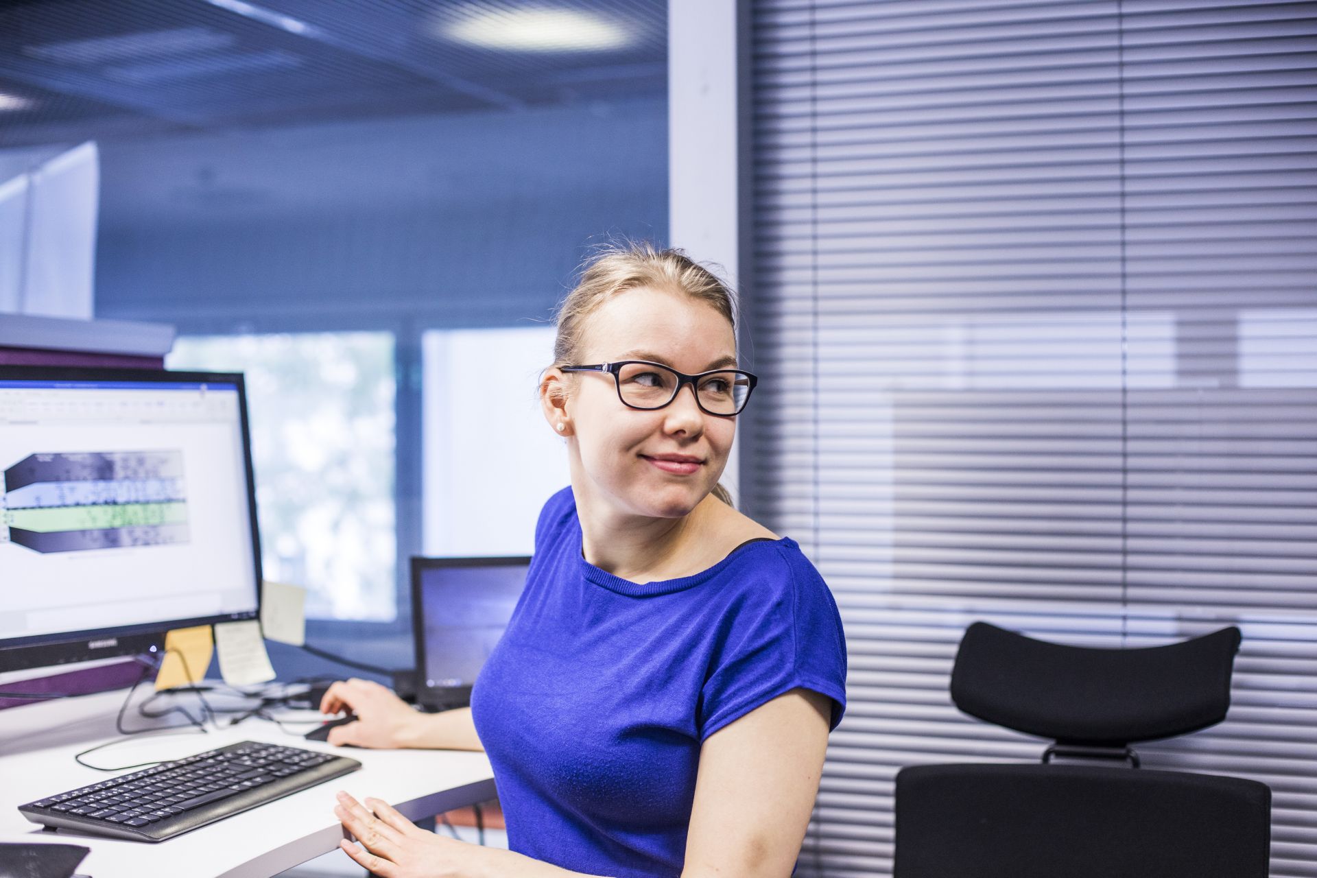 Opiskelija Jenni Kaipainen, tietokone 