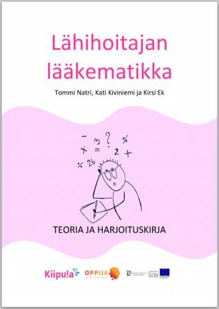 Lähihoitajan lääkematematiikka -kirjan kansikuva.