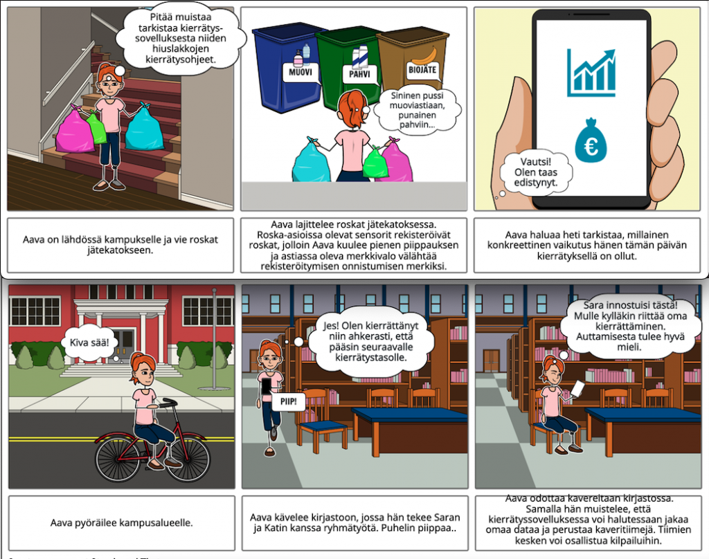 Sarjakuvamainen kuvaus 
