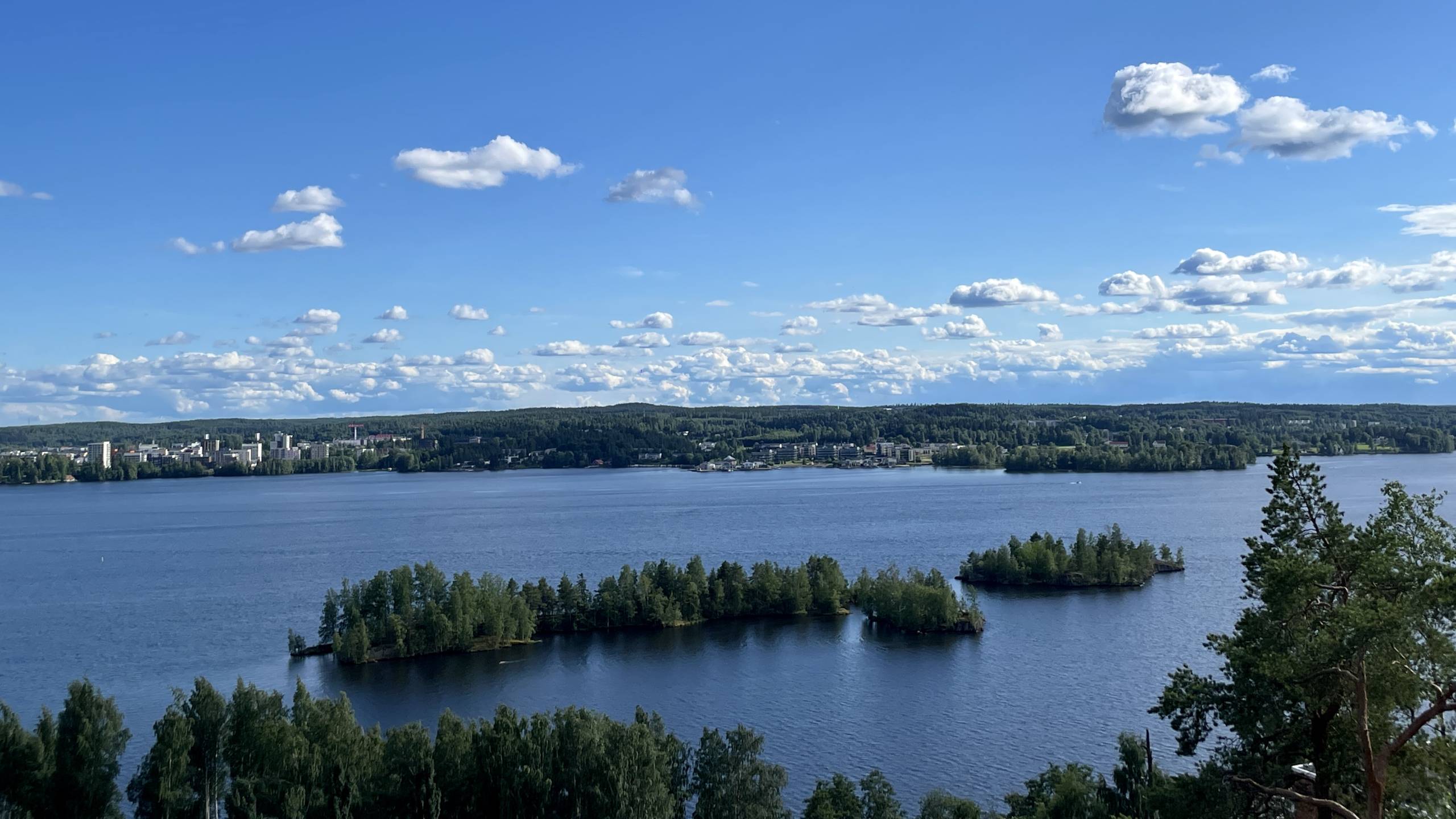 Breathtaking vistas from Pyynikki Vista Point—where the city and lakes meet under the endless sky.