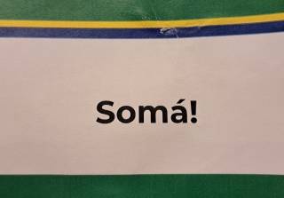 Soma text. Soma is Sami language and means nice.