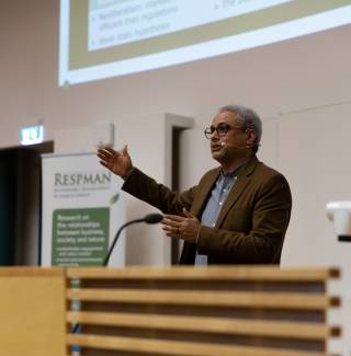 Keynote Speaker Professor Rajat Panwar. Photo by Vili Mehtälä