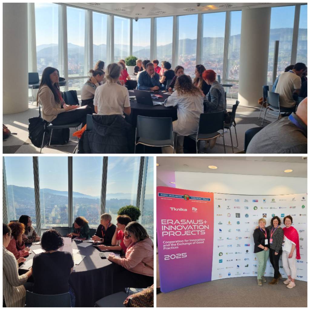 Kolmen kuvan kollaasi ryhmätyöskentelytilanteista.