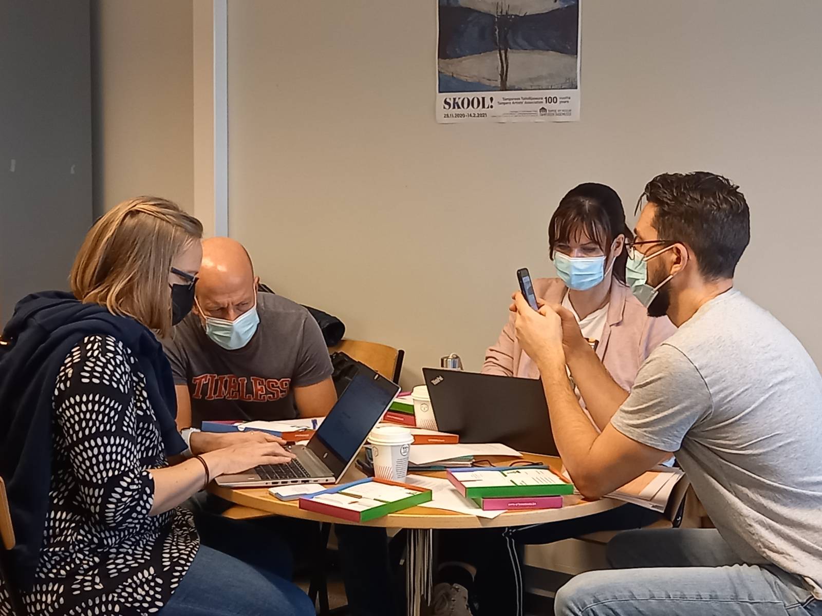 Erityisopettajaopiskelijoita.