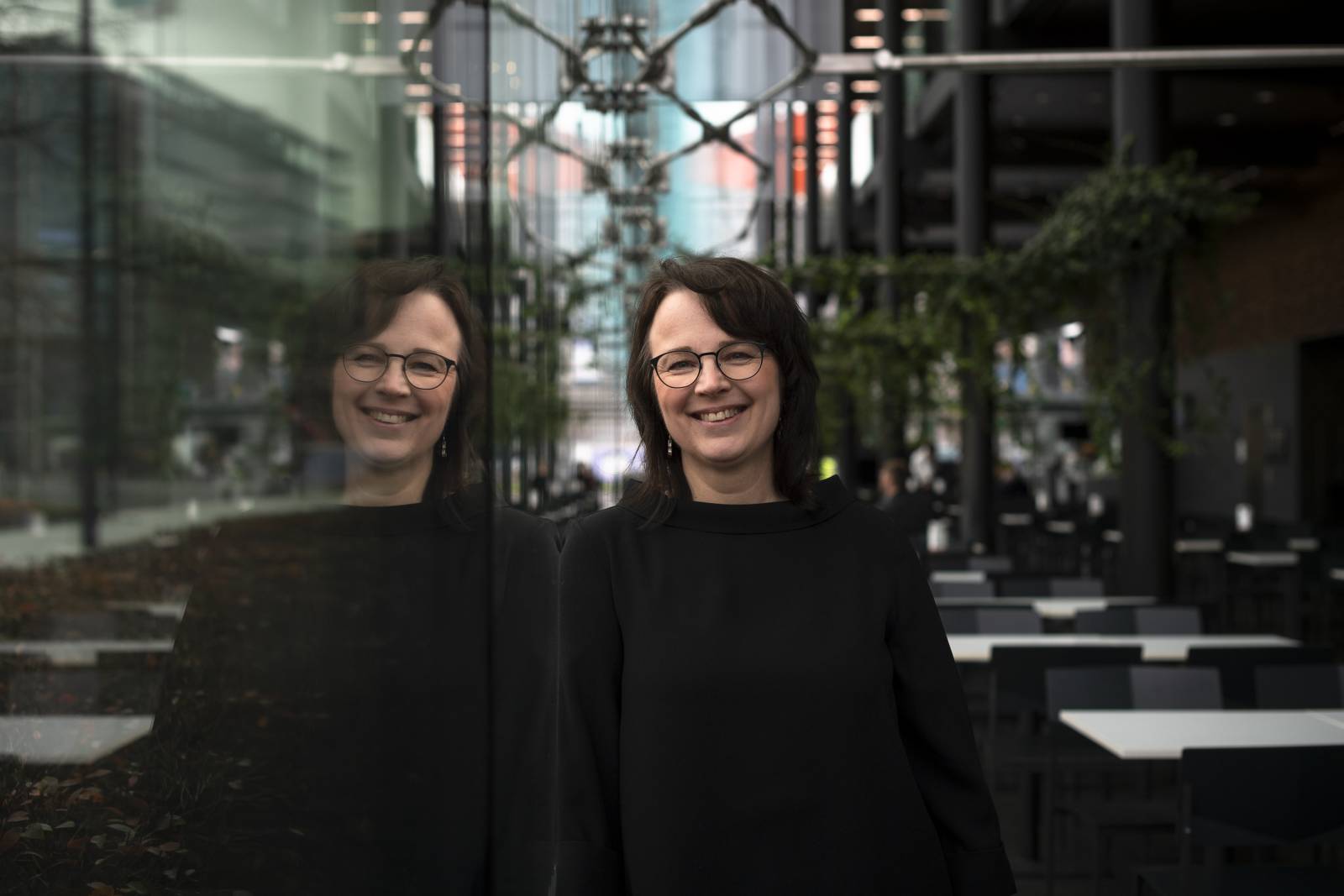 Professori Johanna Vaattovaara Helsingissä 22. lokakuuta 2021.