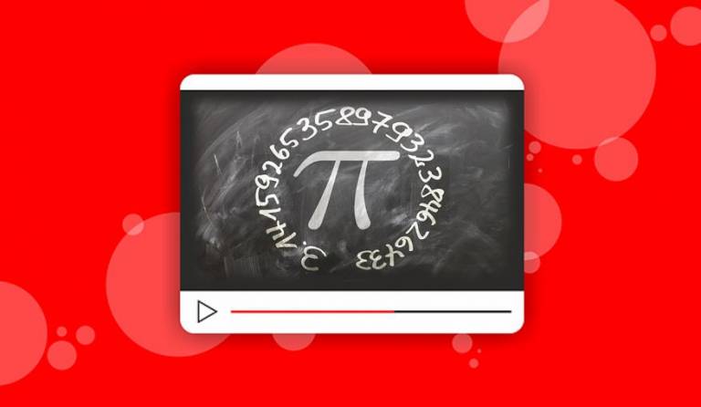 Näyttö, mistä avuatuu matematiikkavideo.