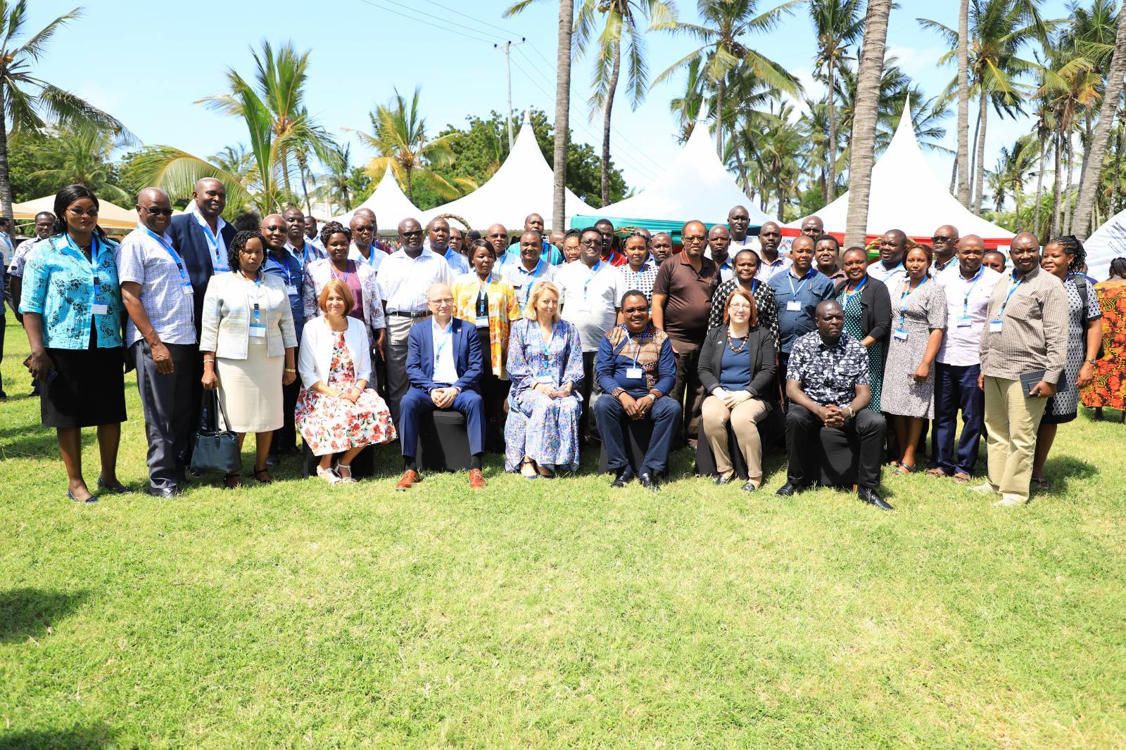 People posing for picture