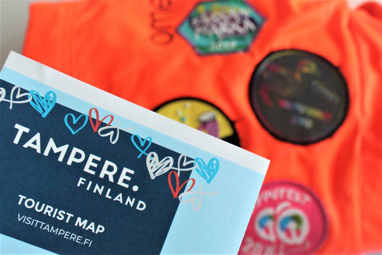 Kuva Tampereen turistikartasta