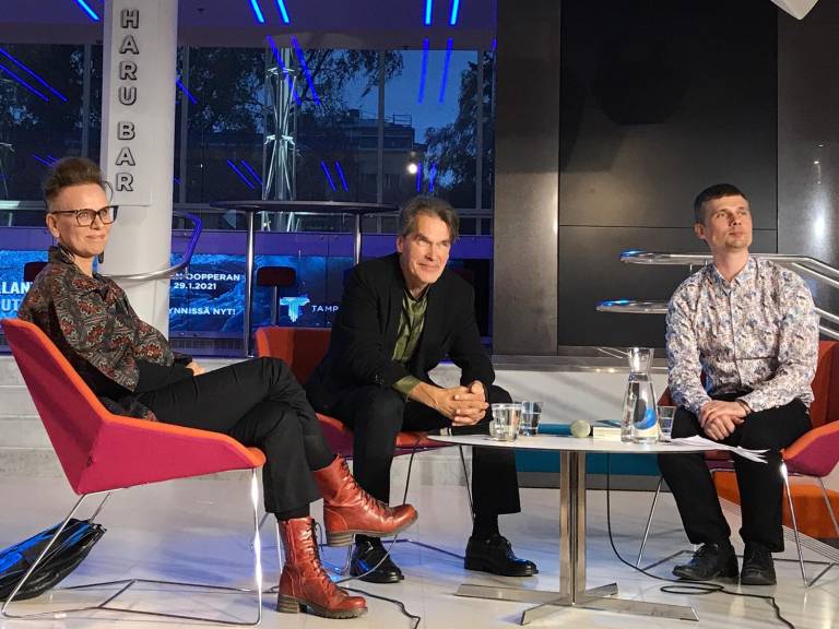 Vastapainon järjestämä tilaisuus Tampere-talossa