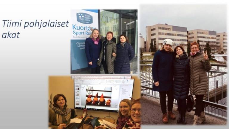 Opo-opiskelijoiden tiimi: pohjalaiset akat.