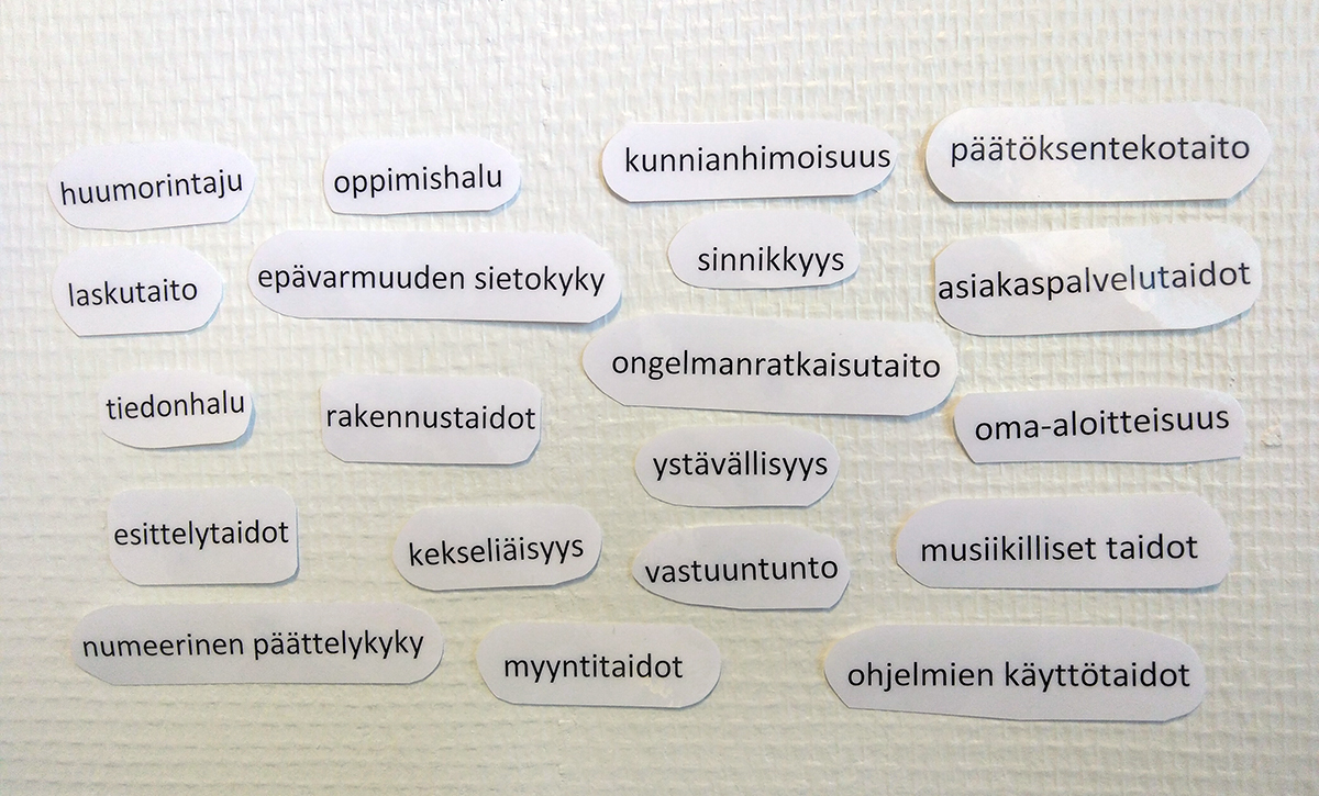 Ihmisen erilaisia vahvuuksia