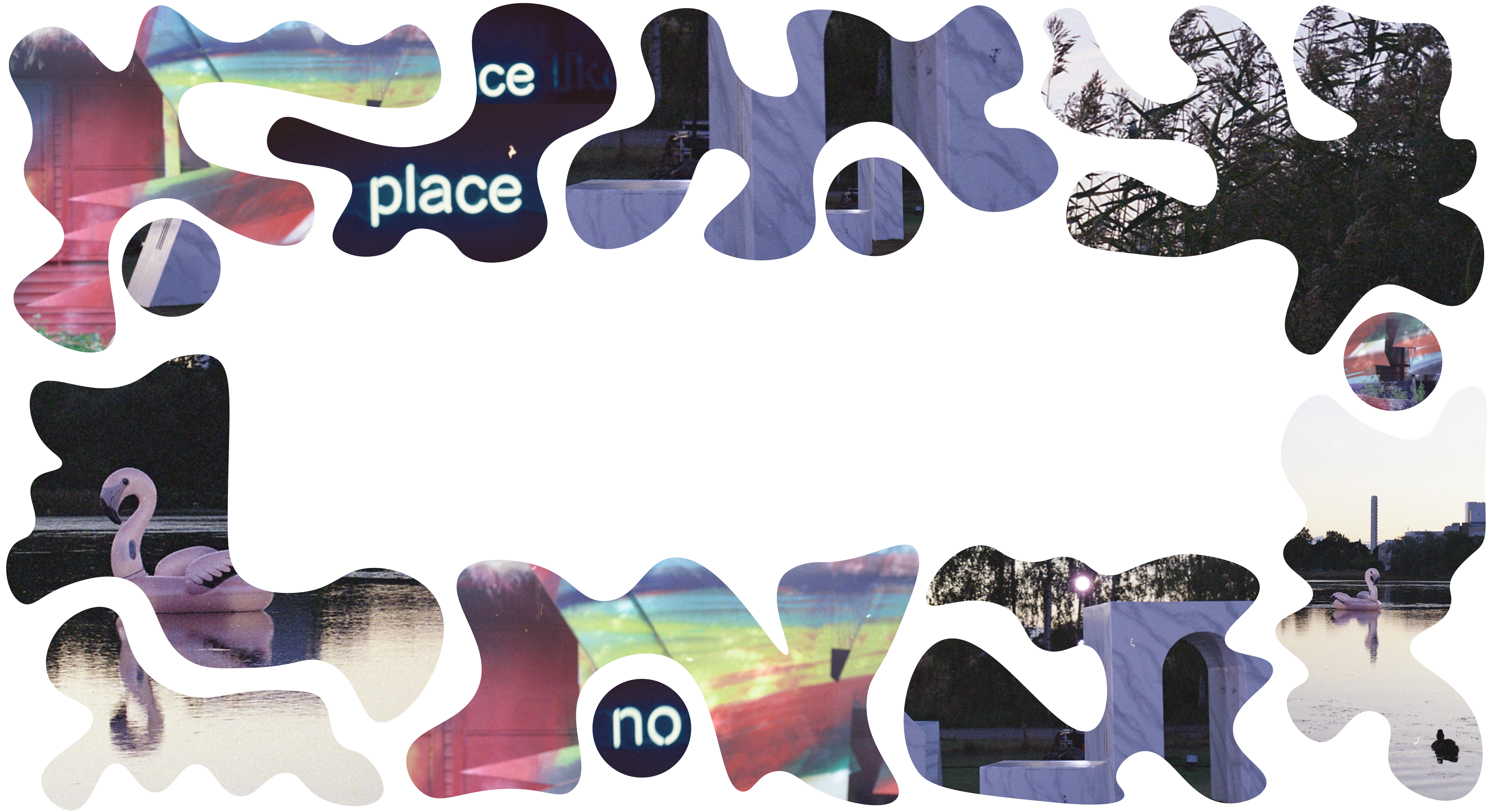 Different shaped blobs communicating with each other