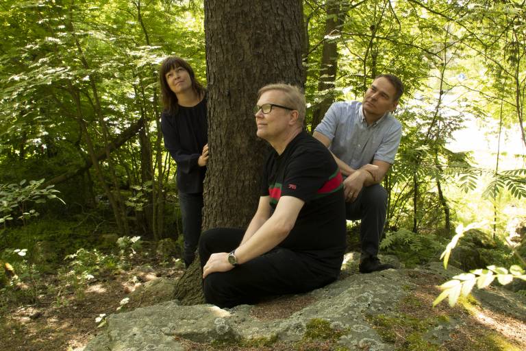 Jatkas-hankkeen toimijat metsässä