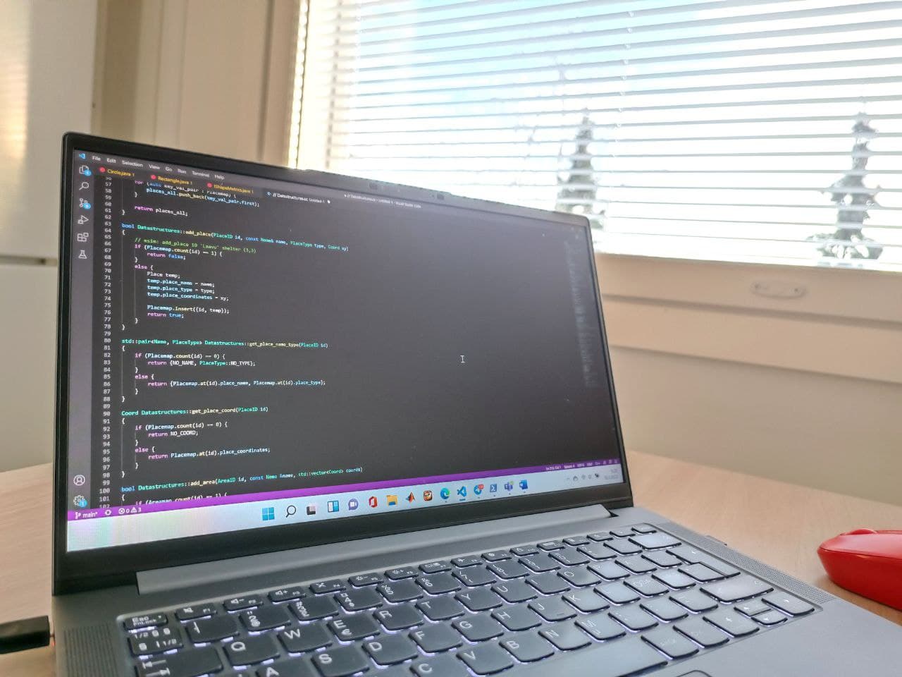 Ohjelmoinnin opiskelua, kuva: Sini Kivioja