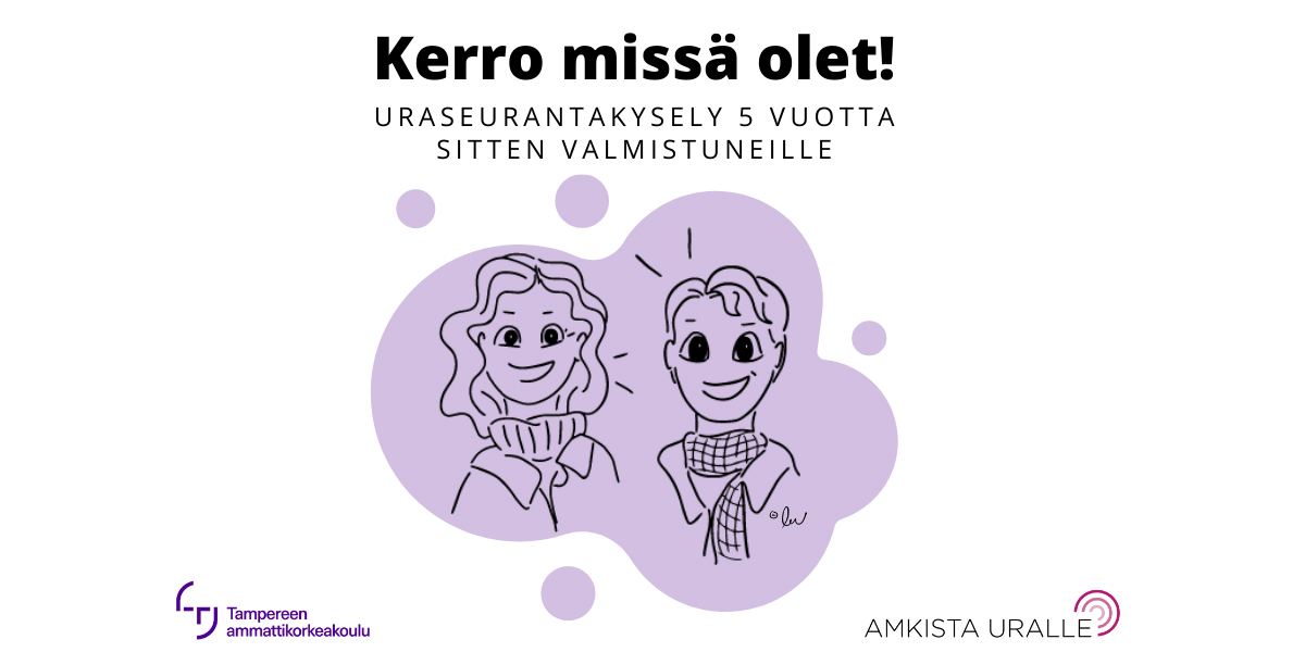 Uraseurantakyselyn tunnuskuva Kerro missä olet
