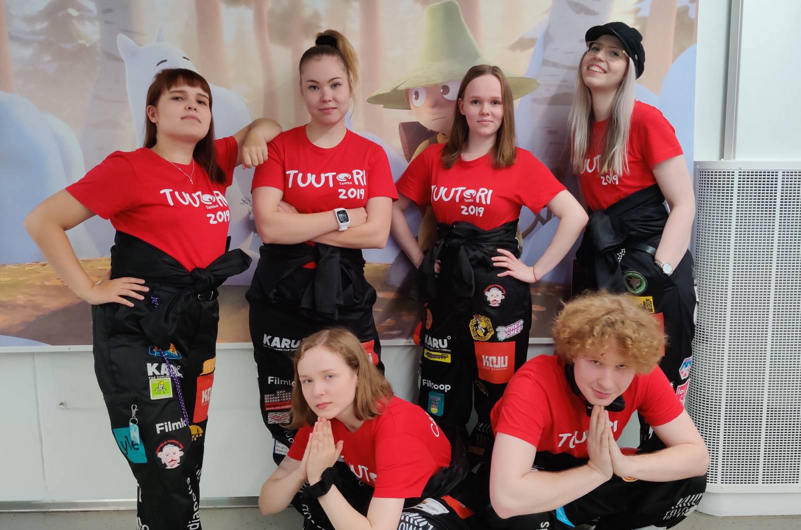 Ryhmäkuva TAMKin tuutoreista