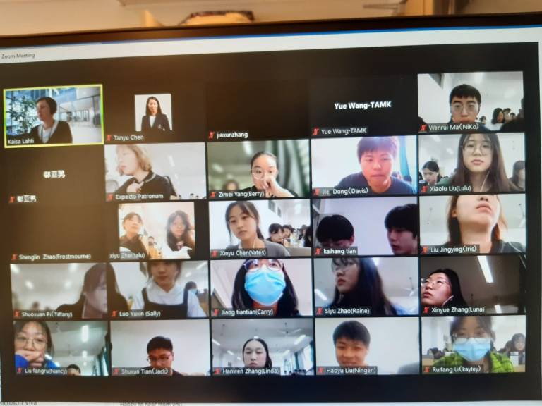 Virtual classroom via Zoom