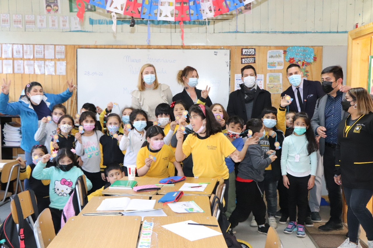 Classroom full of children.
