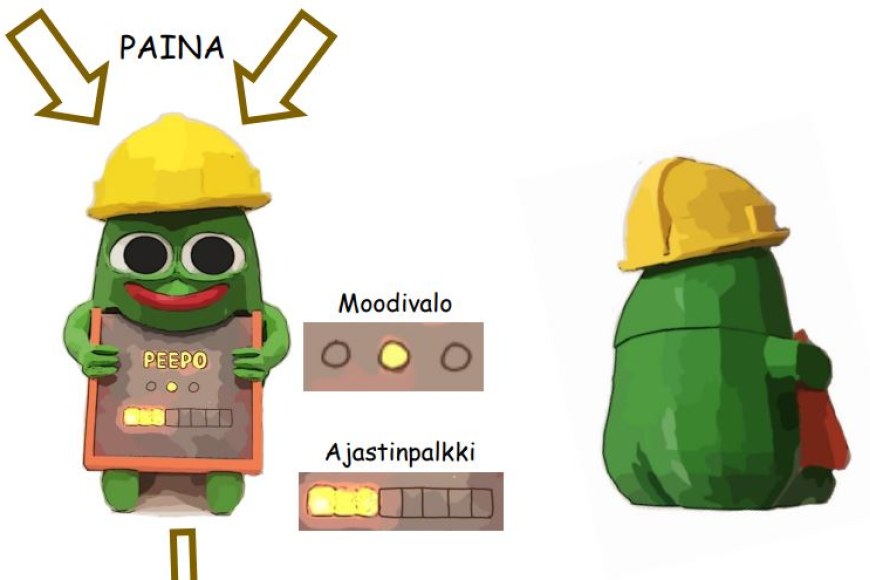 Tieto- ja sähkötekniikan opiskelijat suunnittelivat ja rakensivat animoituihin ledikuvioihin pohjautuvia tuotteita.