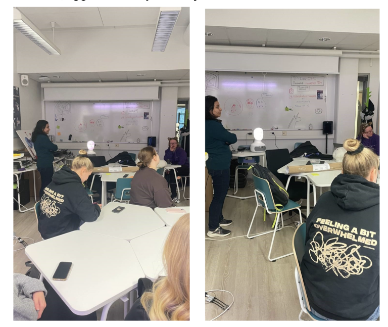People sitting in classroom