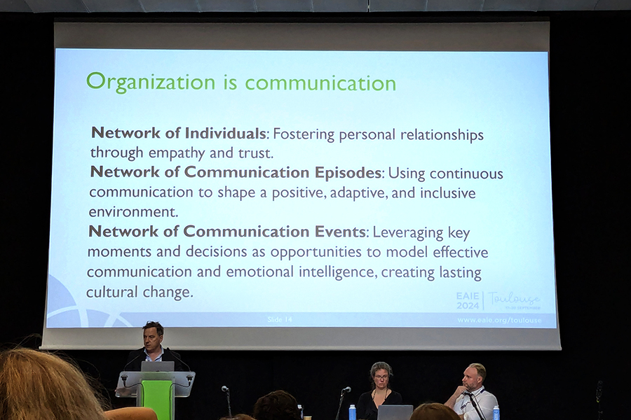 Organization is communication.