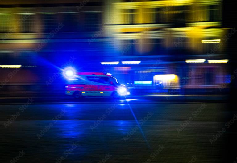 Kuvituskuva ambulanssista