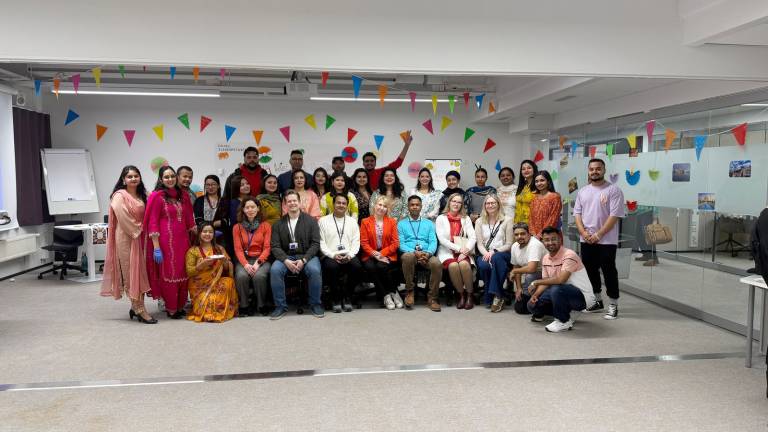 Student group in the event.