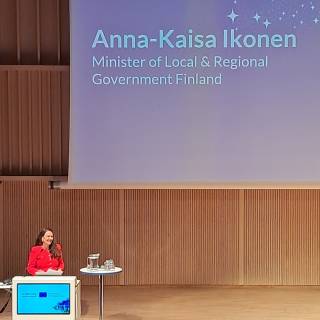 Anna-Kaisa Ikonen, Minister of Local & Regional Government FInland