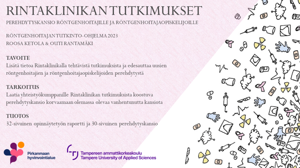 Rintaklinikan tutkimukset. perehdytyskansio röntgenhoitajille ja röntgenhoitajaopiskelijoille.