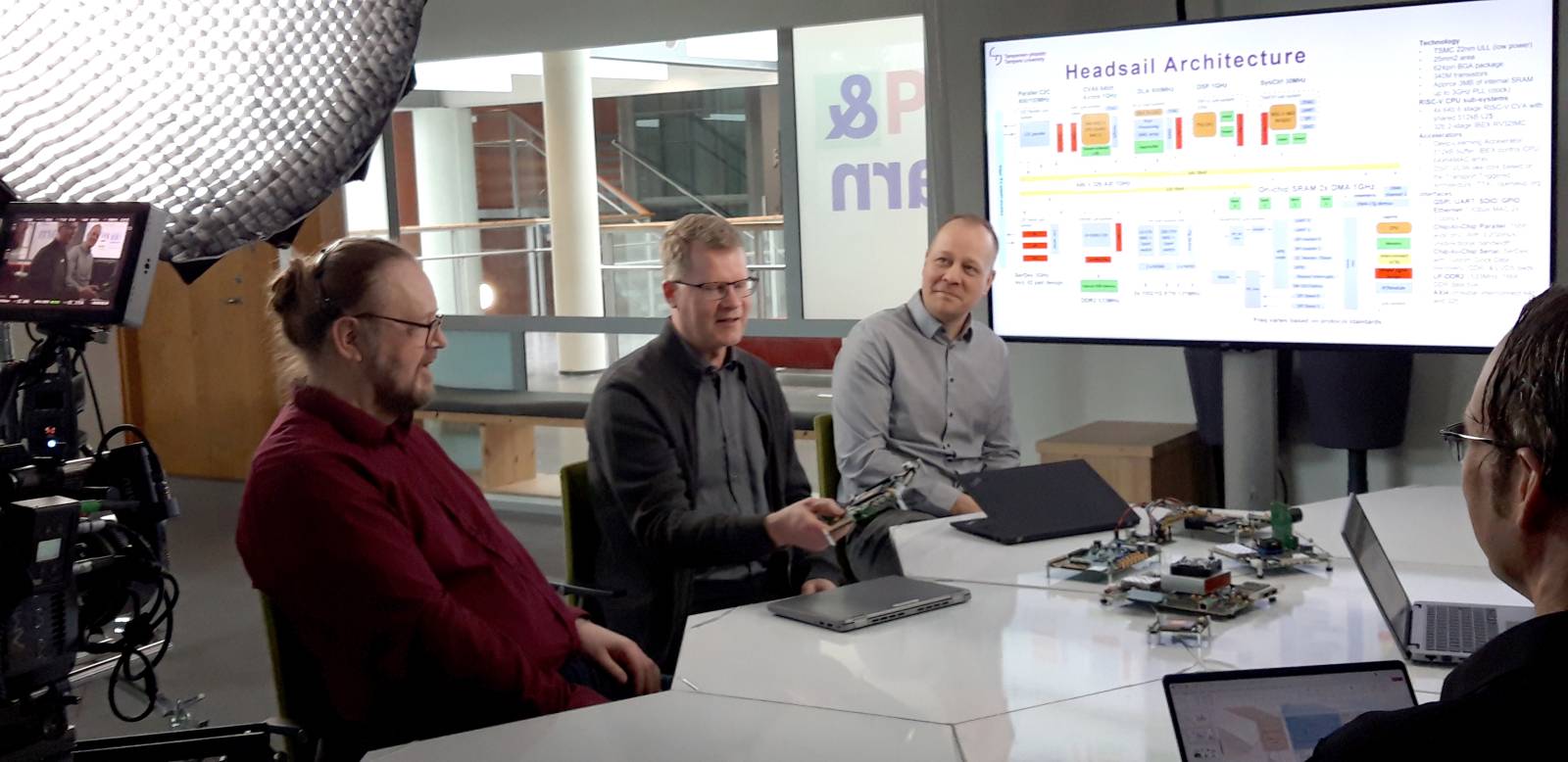 SocHubin videon kuvauksista