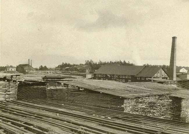 Kotkan satama-aluetta 1900-luvun alusta.